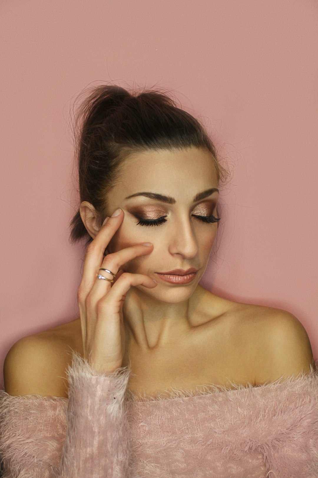 Before and after contouring